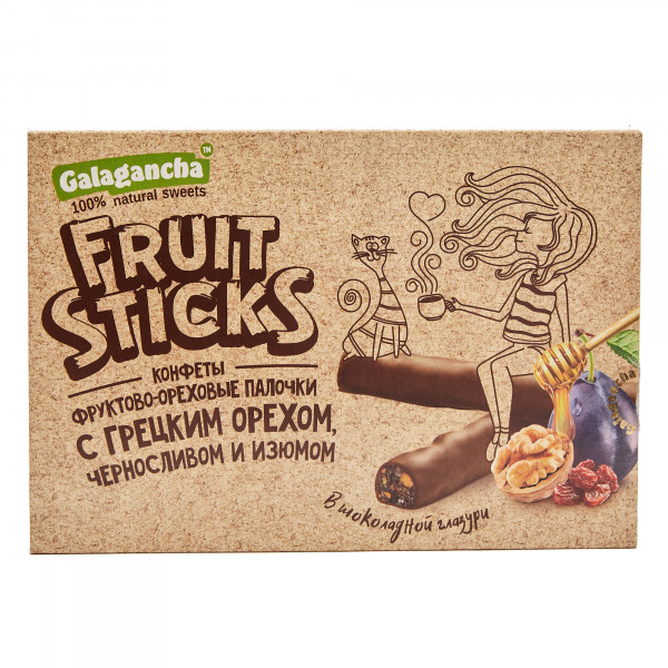 №2 Берестов КРАФТ Fruit Stiсks с черносливом и грецким орехом, 175г в Мурманске