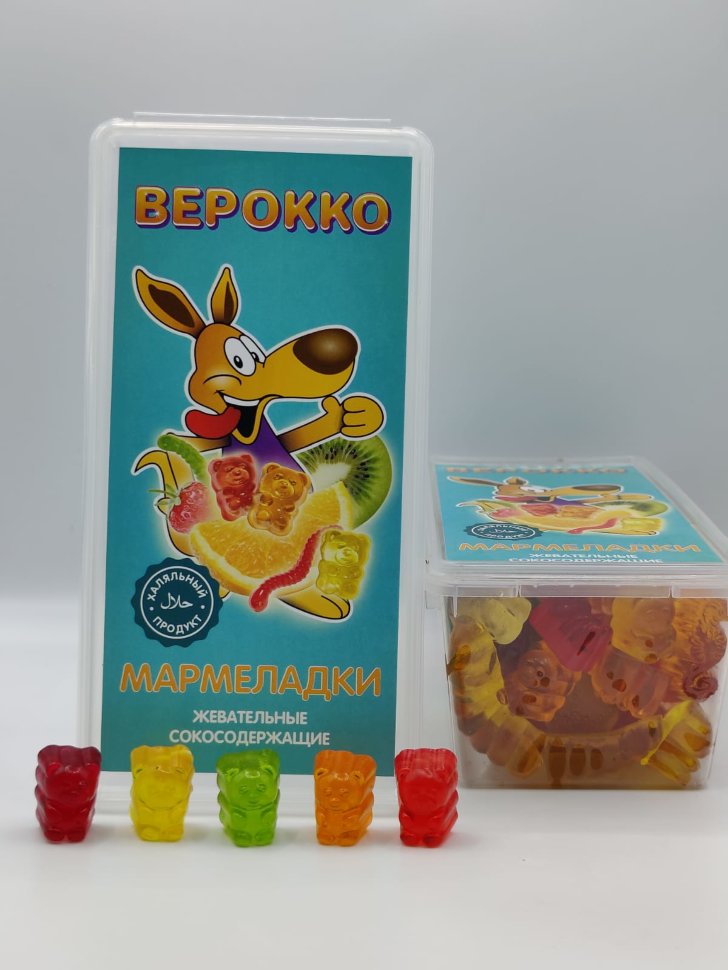  Жевательный мармелад Мишки фруктовые, 250г   в Мурманске