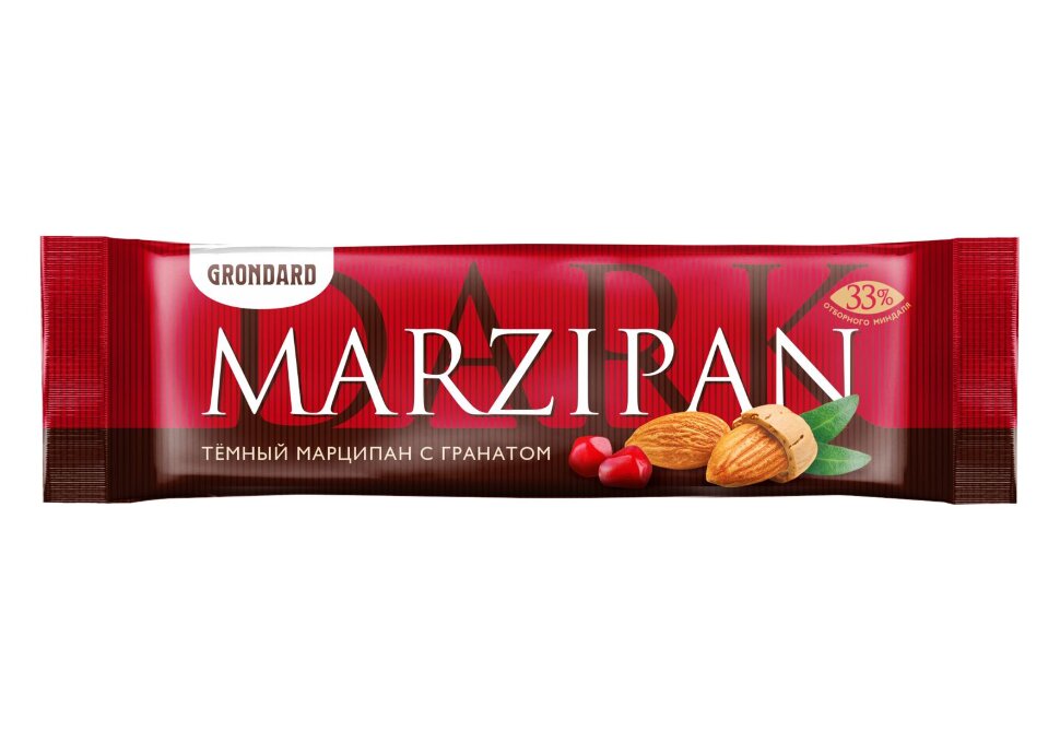  TM Grondard     (10973) Батончики глазированные Марципановые ГРАНАТ, (24шт по 50г)       в Мурманске