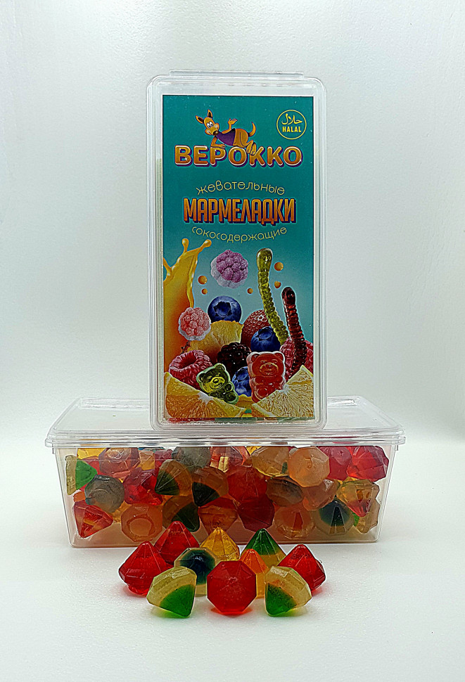  Жевательный мармелад Самоцветы, 250г      в Мурманске